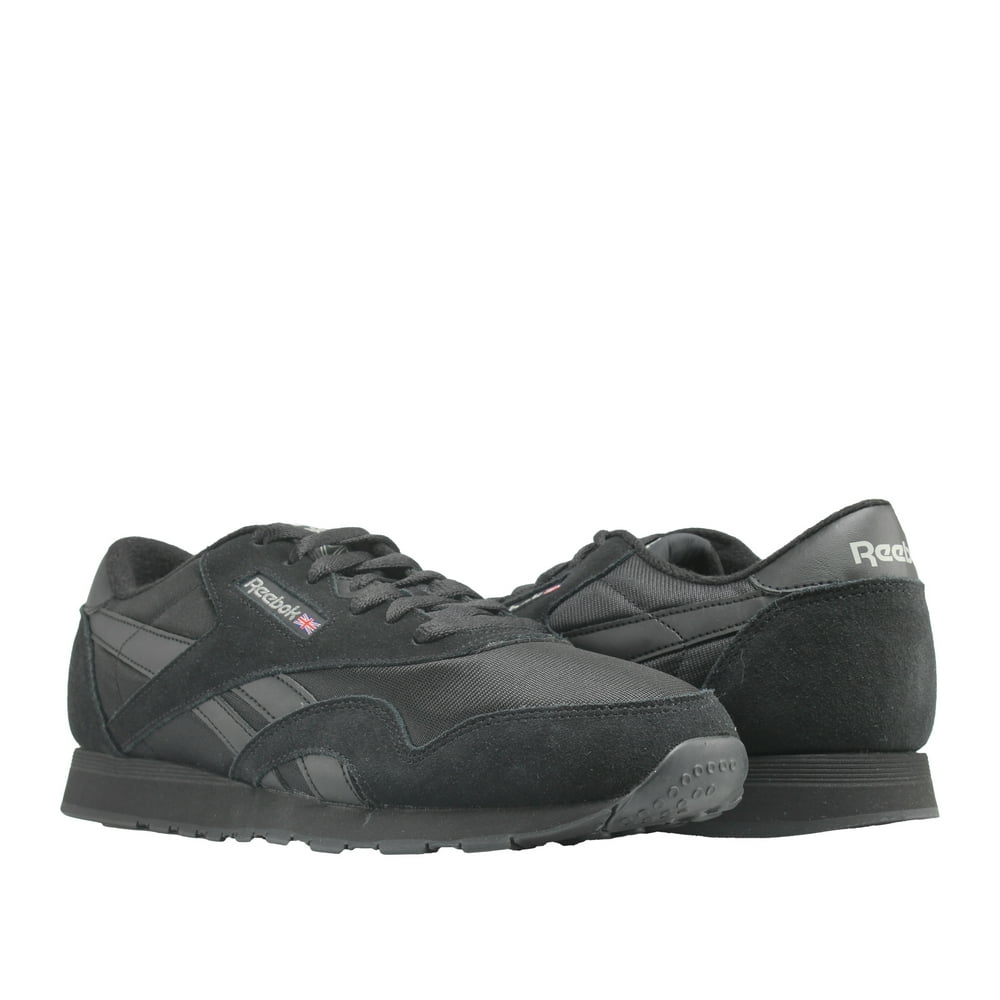 mens reebok classic nylon black