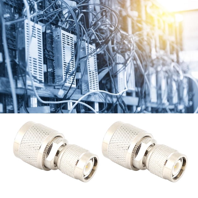 N-Male To TNC Male Adapter, 2pcs TNC Male Connector Multipurpose Practical 50ohm For Coaxial Cable For Antennas For