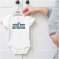 thumbnail image 5 of Little Man Going to Be a Big Brother Bodysuit Jumper Boys Infant Baby Brisco Brands 24M, 5 of 6
