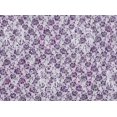 thumbnail image 2 of Zelouf Knit Lace Print  , Sewing, DIY, Crafts Fabric by the Yard, 609 Purp/grey, 20 Yard, 2 of 2
