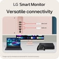 thumbnail image 4 of Monitor LG 27" Monitor Inteligente Full HD IPS MyView con webOS y Altavoces Integrados, Rosa, 27SR50F-P, 4 of 5