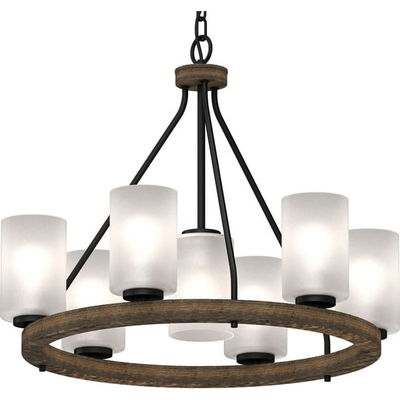 Volume Lighting 4756 Emery 7 Light 25" Wide Chandelier - MultiColor