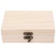 thumbnail image 2 of Unfinished Wooden Storage Box with Lock for Jewelry and Keepsakes – DIY Rectangular Treasure Chest for Home Decor and Organization, 2 of 5