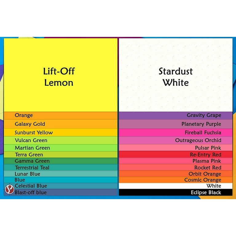 Premium Color Card Stock Paper, 50 Per Pack, Superior Thick 65-lb  Cardstock, Perfect for School Supplies, Holiday Crafting, Arts and Crafts, Acid & Lignin Free, Lift-Off Lemon