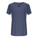 thumbnail image 3 of Top de Manga Corta de Verano para las Mujeres de Tamaño Grande Falso Bolsillo V-Cuello Camiseta, Mezcla de Poliéster Algodón Spandex Top Casual, Lavado a Mano Más Tamaño, 3 of 5