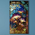 thumbnail image 1 of Cuadros Decorativos 5D bricolaje redondo completo taladro diamante pintura vitral seta decoración del hogar Wdftyju embutido en tela, 1 of 9
