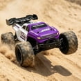 thumbnail image 4 of 1:14 RC Car, 50+ KPH High Speed Remote Control Car, 4WD Off Road Truck with 540 Brushed Motor, Metal Differential, LED Lights, 2.4GHz All Terrain Fast RC Truck for Adults & Kids, Yellow, 4 of 7