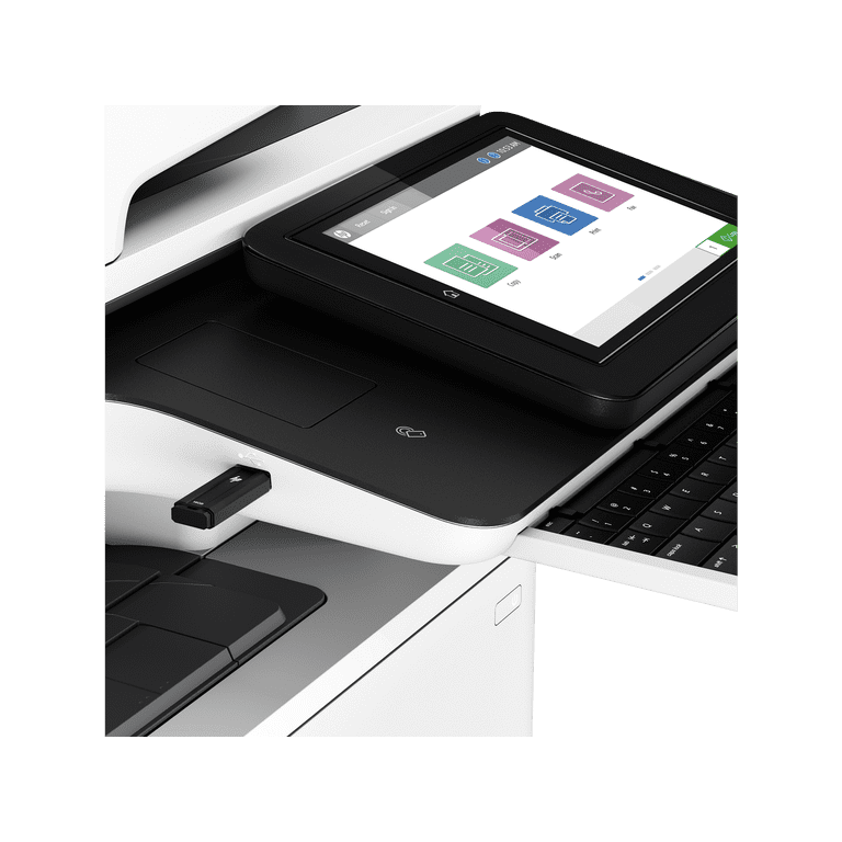 HP LaserJet Enterprise Flow MFP M528z Laser Printer, Black And