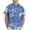 Blue, variant on LTTVQM Men's Hawaiian Shirt Short Sleeve Tropical Casual Beach Button Down Pocket Shirts Floral Print Summer Vacation Stretch Lounge Tops Black L