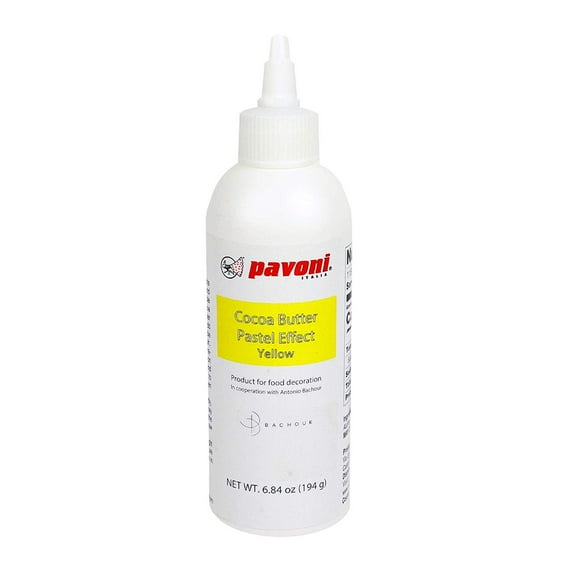 Pavoni Antonio Bachour Cocoa Butter 194 Grams Pastel Yellow