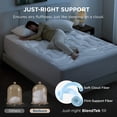 thumbnail image 4 of Protector de colchón impermeable Bedsure Queen Size blanco, 4 of 7