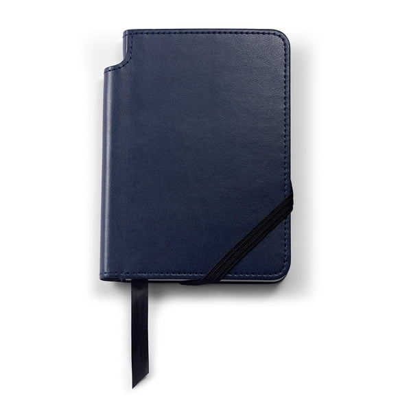 Journal Cross Premium Riled Small 10,5 x 14 cm con ranura para bolígrafos, color azul