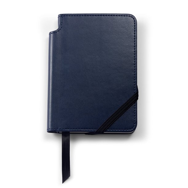 Journal Cross Premium Riled Small 10,5 x 14 cm con ranura para bolígrafos, color azul