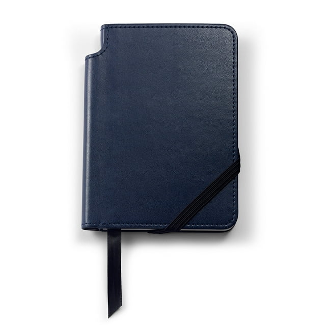 Journal Cross Premium Riled Small 10,5 x 14 cm con ranura para bolígrafos, color azul