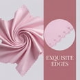 thumbnail image 5 of REGALWOVEN Set of 12 Cloth Napkins, Satin Washable and Reusable Table Dinner Napkins for Restaurant, Weddings, Event and Parties Pink 17x17inch, 5 of 5