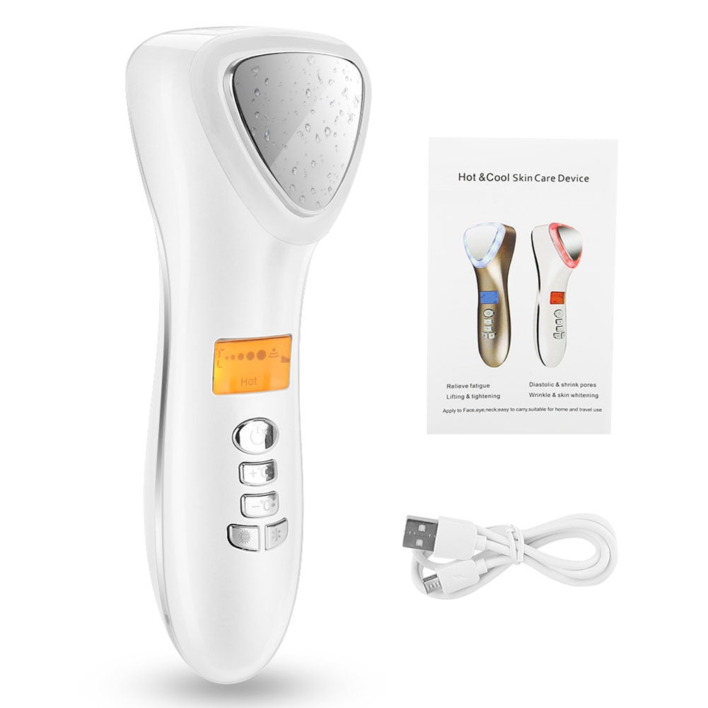 Tebru Multifunctional Instrument Massager With Red And Blue Phototherapy Cold Heat For