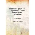 thumbnail image 1 of Problèmes pour les arpenteurs avec différentes solutions [Relié], 1 of 1