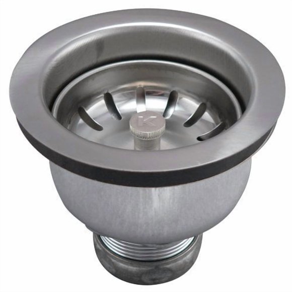 Colador para Fregadero Keeney 1434SS de Acero Inoxidable con Copa Profunda
