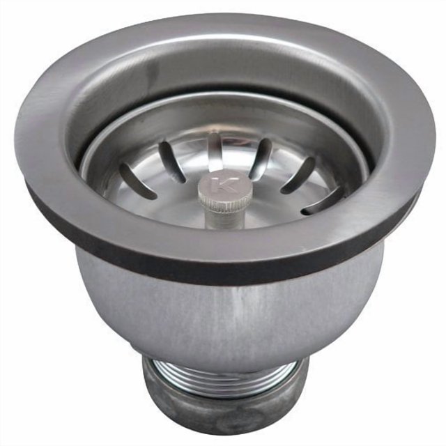 Colador para Fregadero Keeney 1434SS de Acero Inoxidable con Copa Profunda