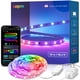 thumbnail image 1 of Tiras de luces LED inteligentes Lepro S1 AI - Tiras de luz MagicColor con inserción IC, reconocimiento facial AI, sincronización de música LightBeats, control de voz a través de la aplicación, luces R, 1 of 5