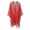 Red, variant on Women's 2025 Cardigan 3/4 Sleeve Swimwear Beach Breathable Cut Out Above Knee Cool Cover Up Spring Break Beachwear Black One Size