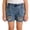 Blue, variant on Gunia Jean Shorts For Toddler Girls Denim With Cute Bear Print Distressed Casual Summer Elastic Waist Outdoor Play Girl Denim Shorts 18M-6Y