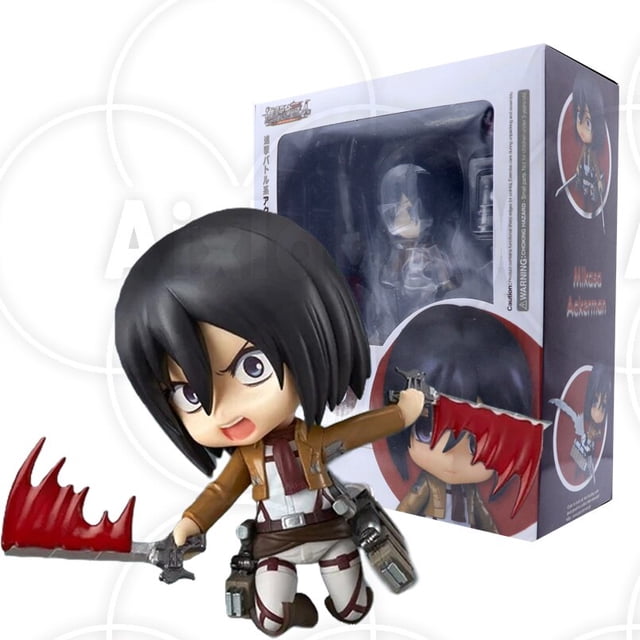Figura DE ACCIÓN DE Attack on Titan en PVC, modelo coleccionable de 10cm, Eren Jager Erwin Smith, regalo Gong Bohan LED