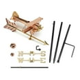 thumbnail image 3 of Biplane with Arrow Garden Weathervane - Pure Copper w/Garden Pole by Good Directions, 3 of 4