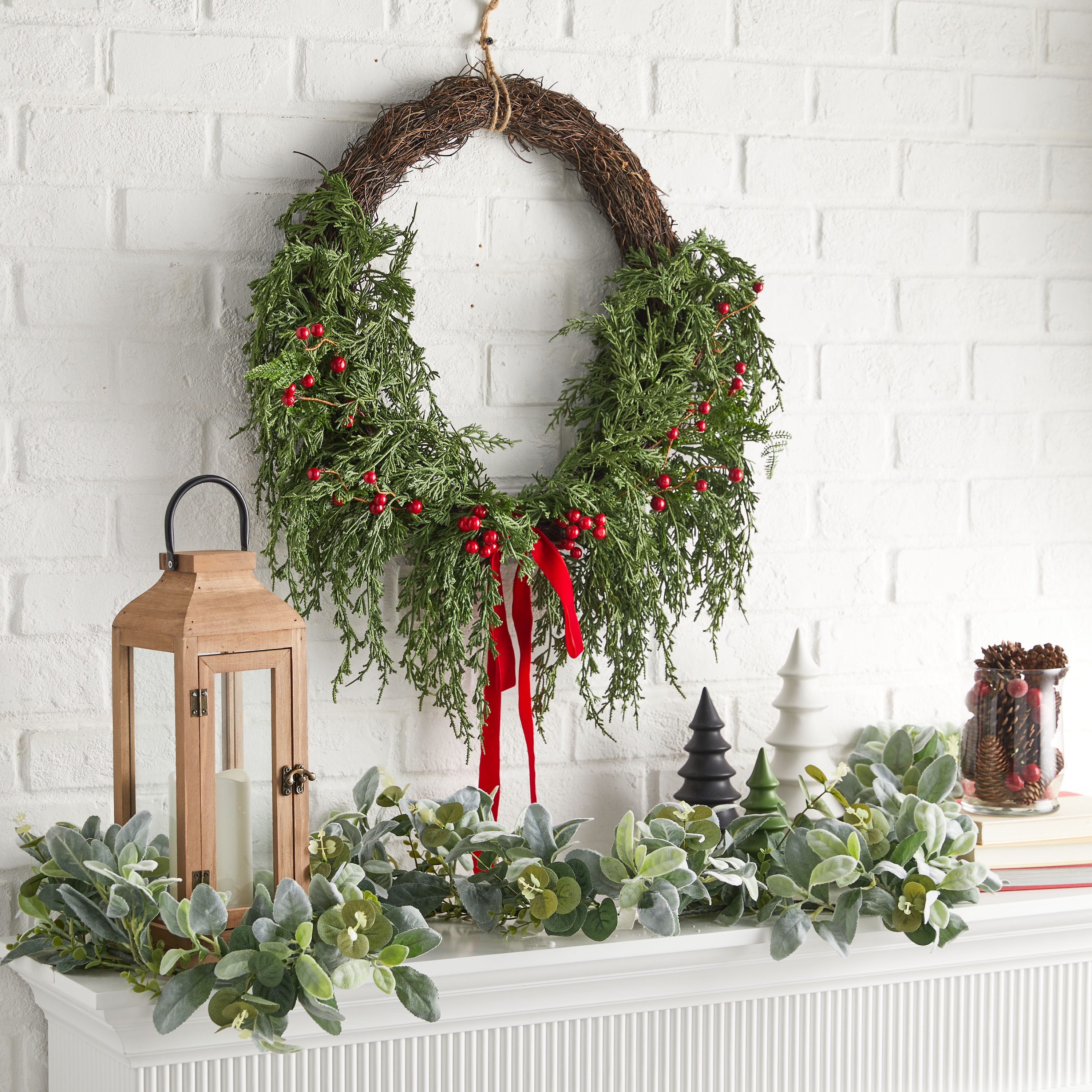 Christmas Greenery Wreath