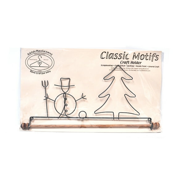 Classic Motifs Snowman 12 Inch Fabric Holder