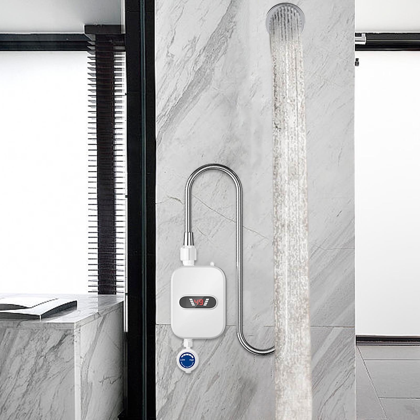 Efficient Mini Integrated Water Heater Shower, Provides Instant Hot Water with No Waiting Time, Sleek Design Fits Any Bathroom Decor, Energy-Saving Technology