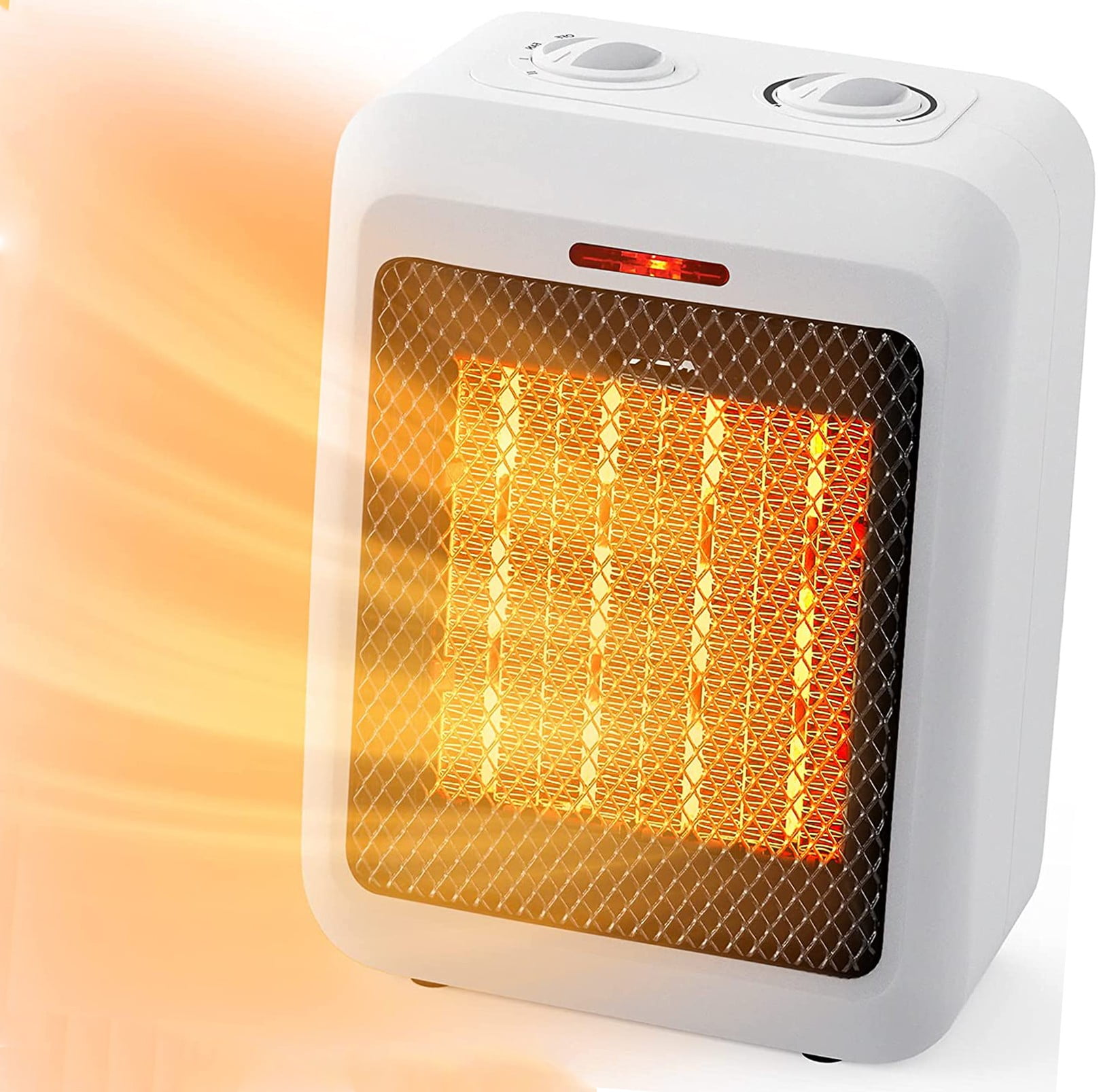 Electric Space Heater Ceramic Safe and Adjustable Thermostat for Fast Heating