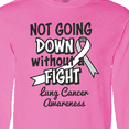 thumbnail image 4 of Inktastic Lung Cancer Awareness Not Going Down Without a Fight Long Sleeve T-Shirt, 4 of 5