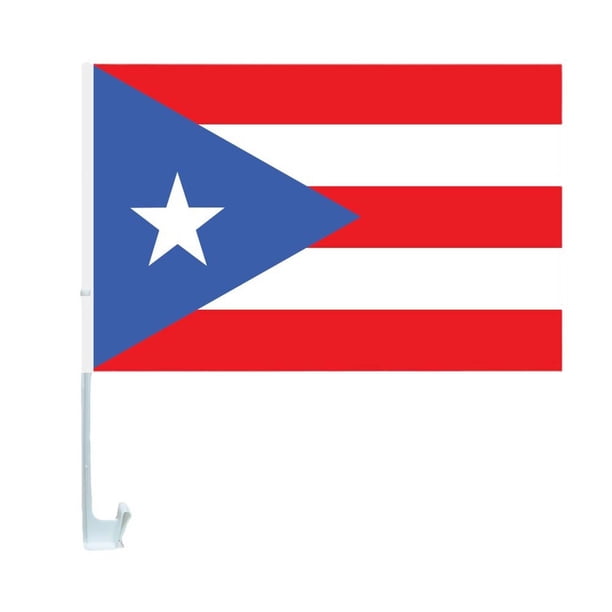 Banderas para Coche de 30 Cm X 45 Cm, Bandera para Ventanilla con Clip.