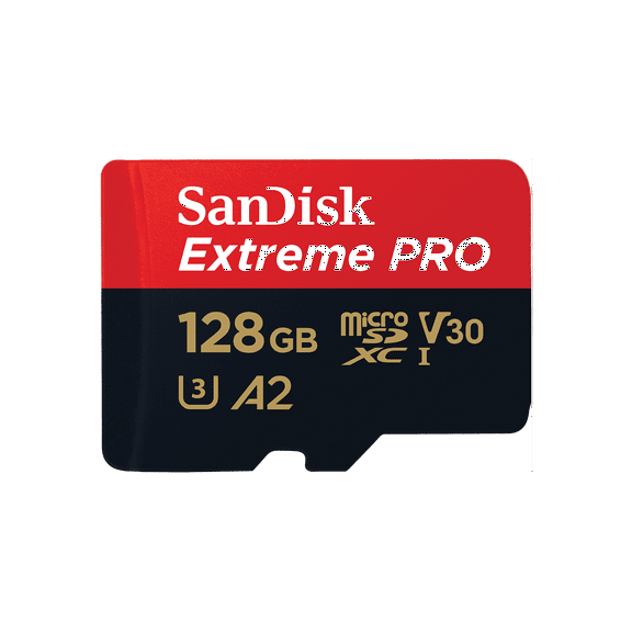 SanDisk 128GB Extreme Pro microSD UHS-I Memory Card - SDSQXCD-128G-GN6MA