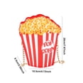 thumbnail image 2 of Fun Popcorn Shaped Crossbody Bag for Parties, Lightweight and Compact Purse with Zipper Pocket, Unique Fashion Accessory for Special Occasions, 2 of 9