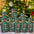 thumbnail image 4 of 50 bolsas de regalo con cordón para decoración navideña, bolsas para galletas, bolsas para envolver con cordón Estilo A, 4 of 9