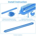 thumbnail image 4 of Unique Bargains Round Knitting Machines Kit, Darning Weave Tool with Accessories, Green Style 5, 4 of 5