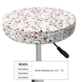 thumbnail image 4 of Fotbe Cat Bear Rabbit Stool Covers Round,Waterproof Round Bar Stool Covers Bar Chair Covers Washable Stool Cushion Slipcover for 12-14 Inch Chair-, 4 of 7