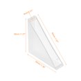 thumbnail image 2 of 8Pack Corner Protectors 8x50mm Plastic Right Angle Corner Guards Cushion, White, 2 of 6