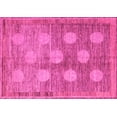 thumbnail image 1 of Ahgly Company Indoor Rectangle Oriental Pink Modern Area Rugs, 4' x 6', 1 of 4
