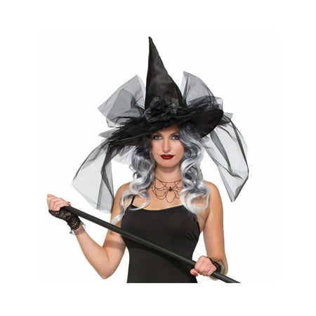 Halloween Witch & Wizard Deluxe Witch Hat