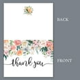 thumbnail image 3 of Darling Souvenir Roses Floral Wedding Thank You Greeting Cards Pack Of 36 Pcs With White Envelopes, 3 of 6