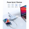 thumbnail image 3 of Power Strip ORICO 4 enchufes, 3 puertos USB (1 USB C) con cable de 4 pies, 3 of 8
