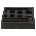 thumbnail image 3 of KAKOWELY rectangular ingot mold Graphite Ingot Molds 11 Holes High Density Graphite Mold Jewelry Making Crucible Furnace for Silver Melting Casting Refining, 3 of 5