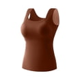 thumbnail image 6 of plus size Tank Tops with Built in Bras Tummy Control Seamless Wide Strap Camisole Shaper Shelf Bra Tank for Senior,3XL, 6 of 10