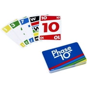 Phase 10 Card Game for 2-6 Players Ages 7 Years and Up