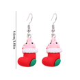 thumbnail image 2 of SUSHANG Christmas Earrings Christmas Tree Bell Earrings Christmas Creative Holiday Party Earrings Jewelry Hoop Earrings Women, 2 of 4