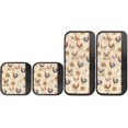 thumbnail image 3 of Hinthetall Refrigerator and Microwave Handle Covers Rooster Print Handles 4 PCS Covers for Your Microwave Fridge Handles Covers Keep Kitchen Appliances Decoration, 3 of 7