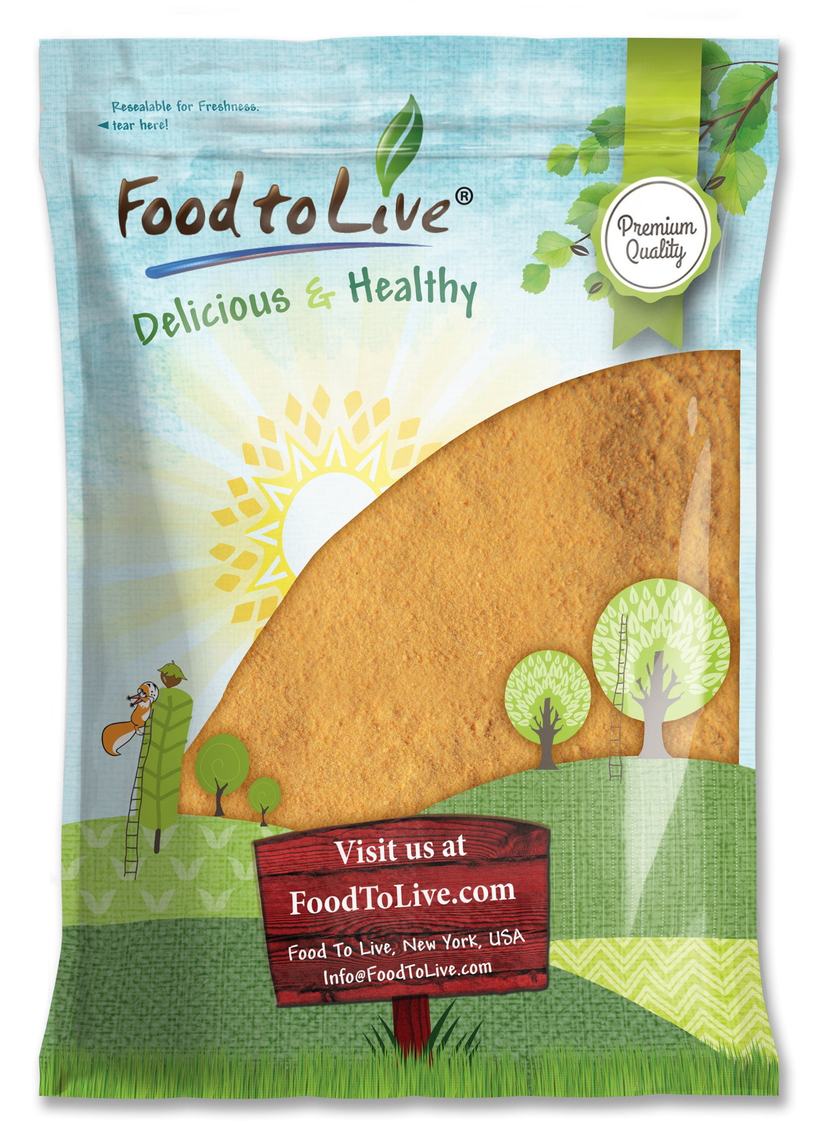 Papaya Powder, 9 Pounds  Raw, Kosher, Vegan  by Food to Live